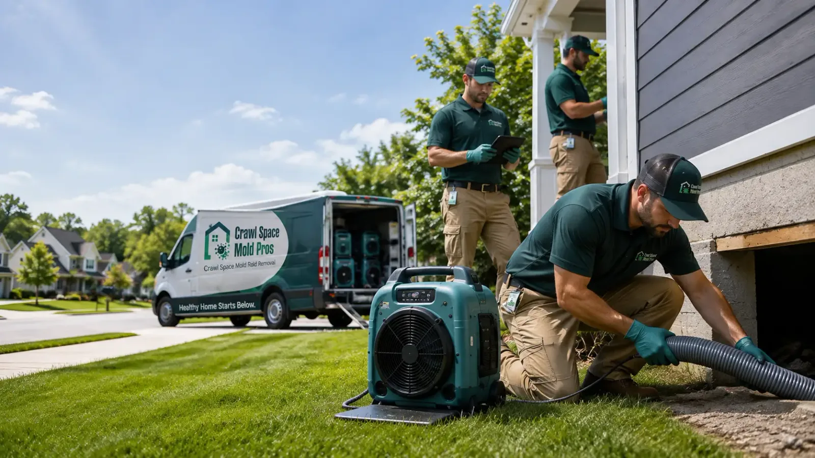 Crawl Space Mold Removal in Shenandoah, IA